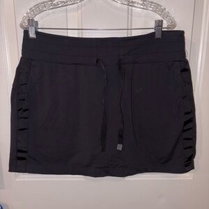 Athleta Black Skirt with Drawstring